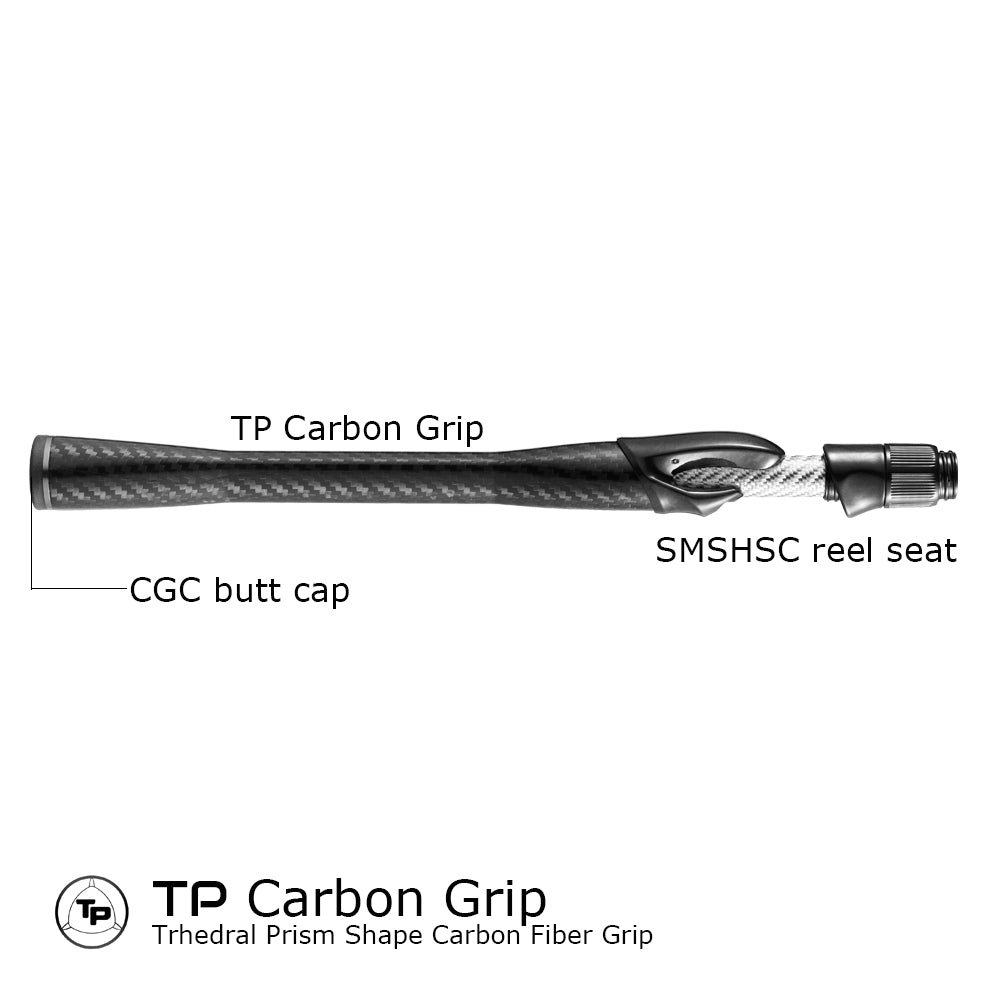 Seaguide TP Trihedral Prism Shape Full Length Carbon Fiber Grip Model 222