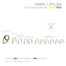 Seaguide Fly PRO Snake Guide Set