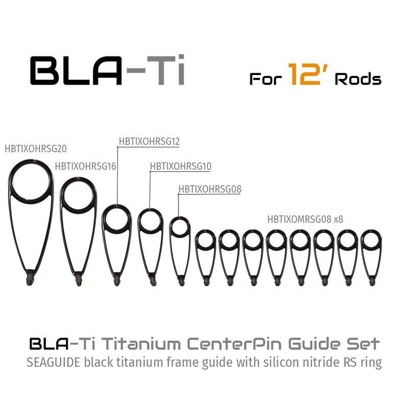 shimano centerpin rod Seaguide Titanium Centerpin Guide Set