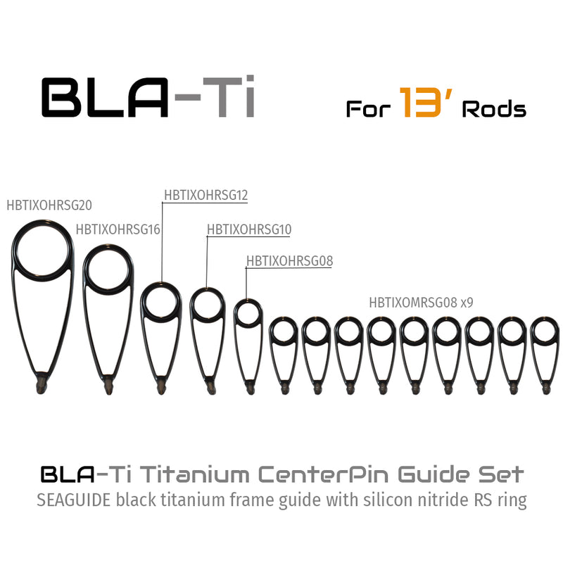 Seaguide Titanium Centerpin Guide Set