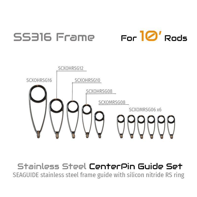 Seaguide SS Centerpin Guide Set