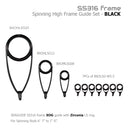Seaguide Spinning High Frame Guide Set