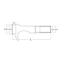 SEAGUIDE Casting Reel Seat Model ECS - American Rodbuilders Warehouse