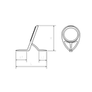 SEAGUIDE Titanium Double-foot  Guide TiXQG - American Rodbuilders Warehouse