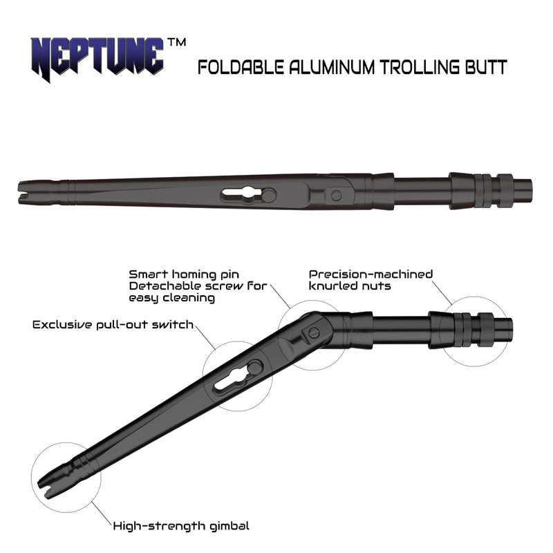 Seaguide Neptune™ foldable aluminum butt