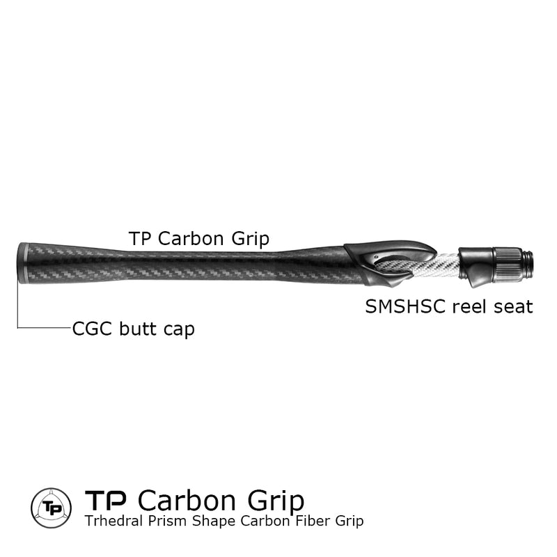 Seaguide TP Trihedral Prism Shape Full Length Carbon Fiber Grip Model 222