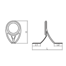 SEAGUIDE Double-foot Guide XBG - American Rodbuilders Warehouse